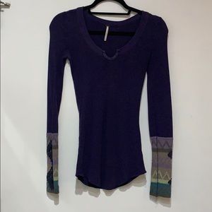 Free People long sleeve shirt